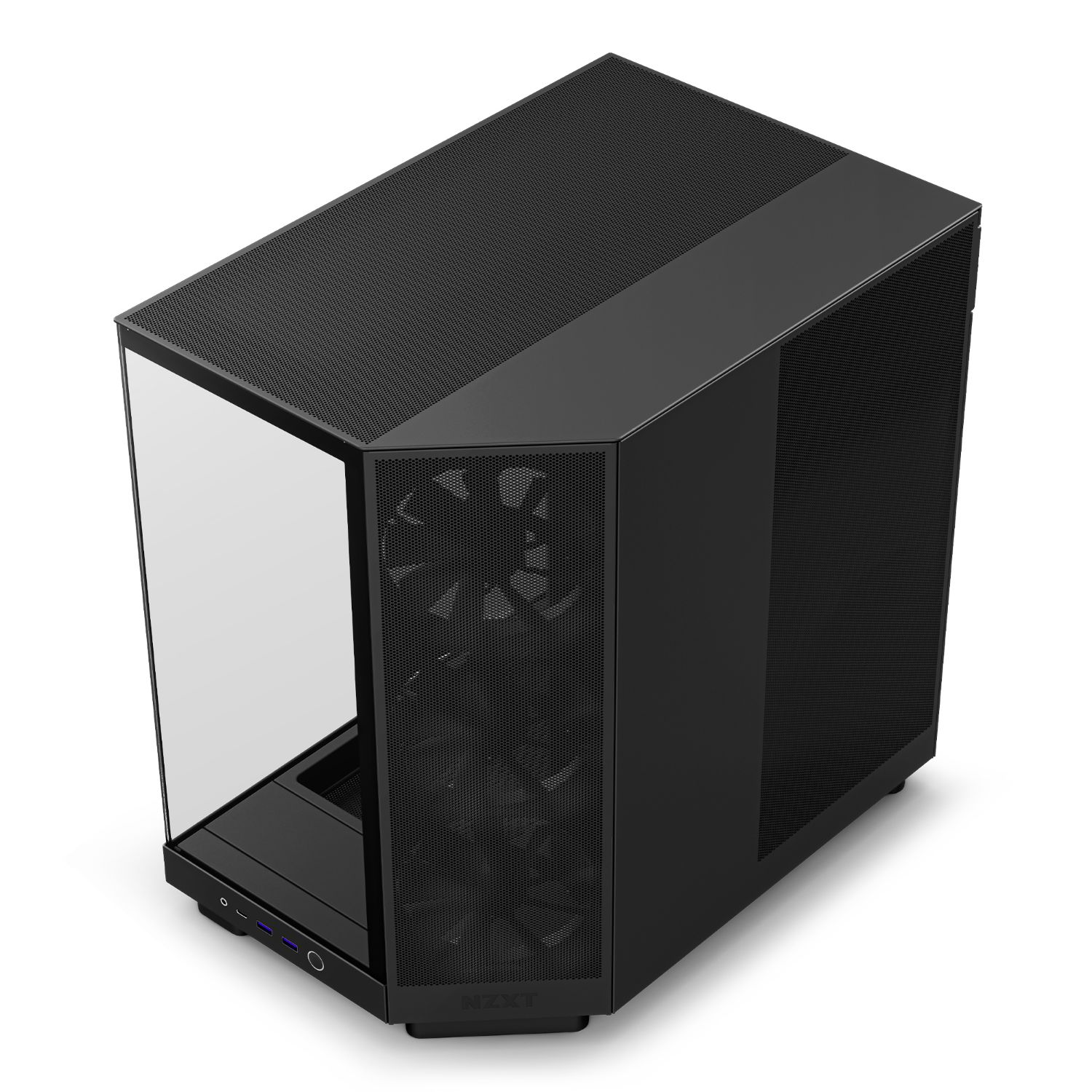 CC-H61FB-01 - Caja NZXT H6 Flow Panel Lateral de Cristal Templado 2xUSB-A 3.0 1xUSB-C 3.1 ATX mATX Mini-ITX Negra (CC-H61FB-01)