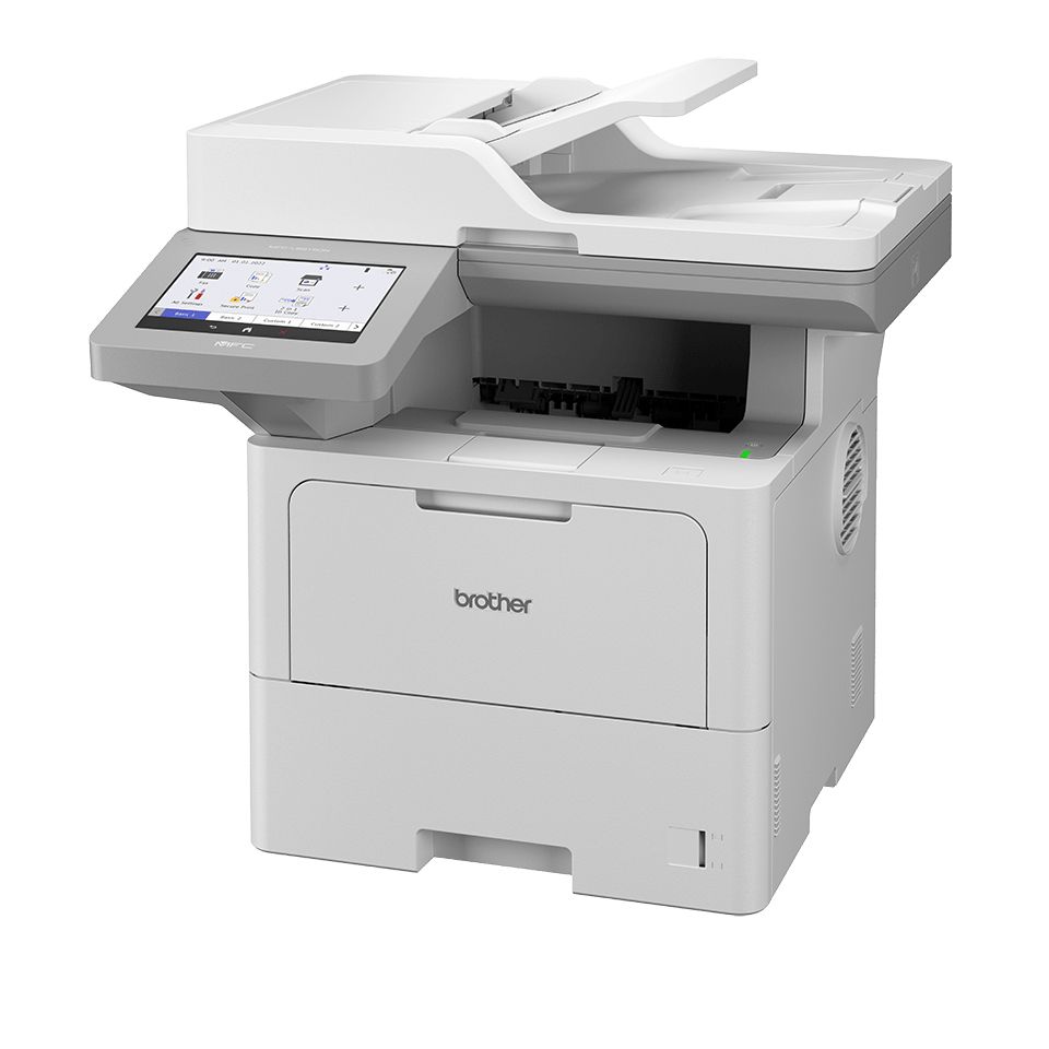 MFCL6910DNRE1 - Impresora Multifuncin Brother Lser 1200x1200dpi Pantalla Color Tctil A4 B/N ADF NFC USB WiFi Ethernet GbE Fax Dplex Blanca (MFC-L6910DN)