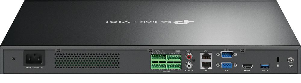 VIGI NVR4032H - Vdeo Grabador TP-Link 32ch H265+ HDMI VGA RJ45 RS232 Rack Negro (VIGI NVR4032H)