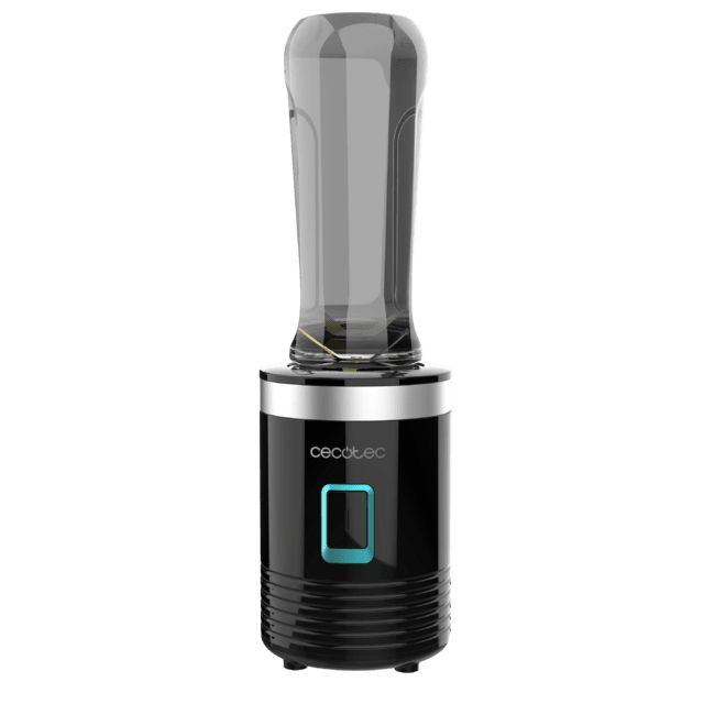 03907 - Batidora Smoothies CECOTEC Power Titanium EasyGo 350W 2 Vasos Porttiles de 600ml Cuchilla de 4 Hojas de Titanio Negra (03907)