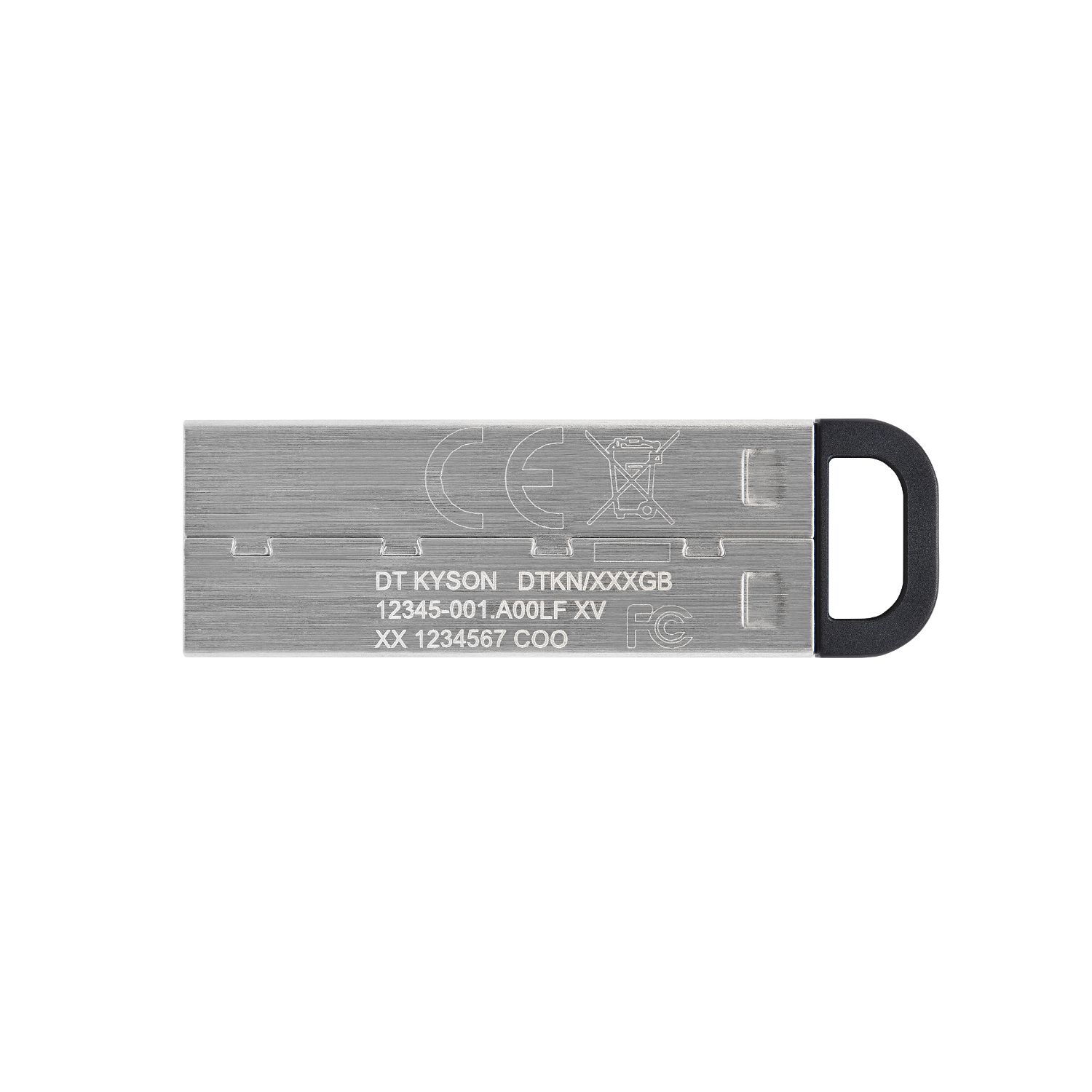 DTKN/512GB - Pendrive Kingston DataTraveler Kyson 512Gb USB-A 3.0 Lectura 200 Mb/s Escritura 60 Mb/s Plata (DTKN/512GB)
