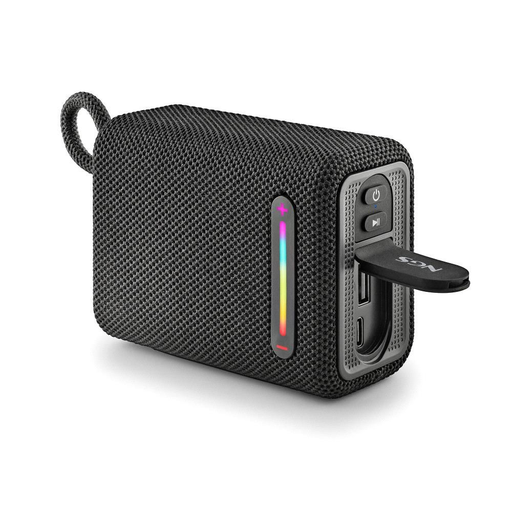 ROLLERFURIA3BLACK - Altavoz NGS Porttil Estreo Roller Furia 3 RGB 60W USB-A/C 3.5mm Bluetooth 5.3 IPX7 Radio FM Negro (ROLLERFURIA3BLACK)