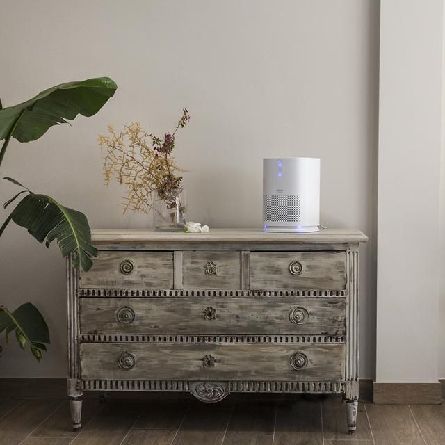 05625 - Purificador de Aire CECOTEC TotalPure 1500 Connected 26W 2 Velocidades Ionizador Modo Noche WiFi Tasa de Purificacin 100 m/h Blanco (05625)