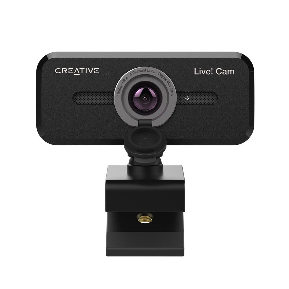 73VF088000000 - WebCam Creative Live Cam 2mp Sensor CMOS Clip/Soporte FHD USB 2.0 Negra (73VF088000000)