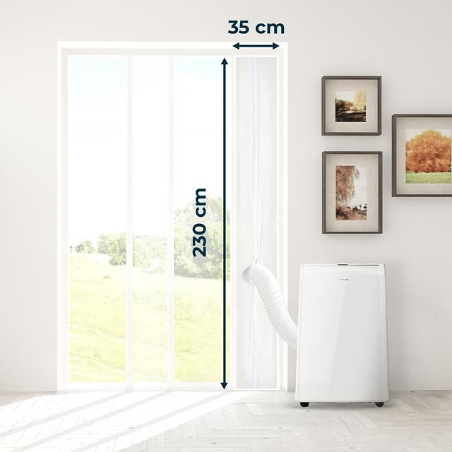 08160 - Cubierta Aislante CECOTEC ventana o puerta para A.C. portatiles 230x35cm (08160)