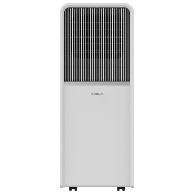 08162 - A.C. Porttil CECOTEC ForceClima 7150 Style 7000 BTU Pantalla LED 4 Modos (Ventilador/Refrigeracin/Deshumificacin/Noche) Temporizador 24h Mando a Distancia Blanco/Gris (08162)