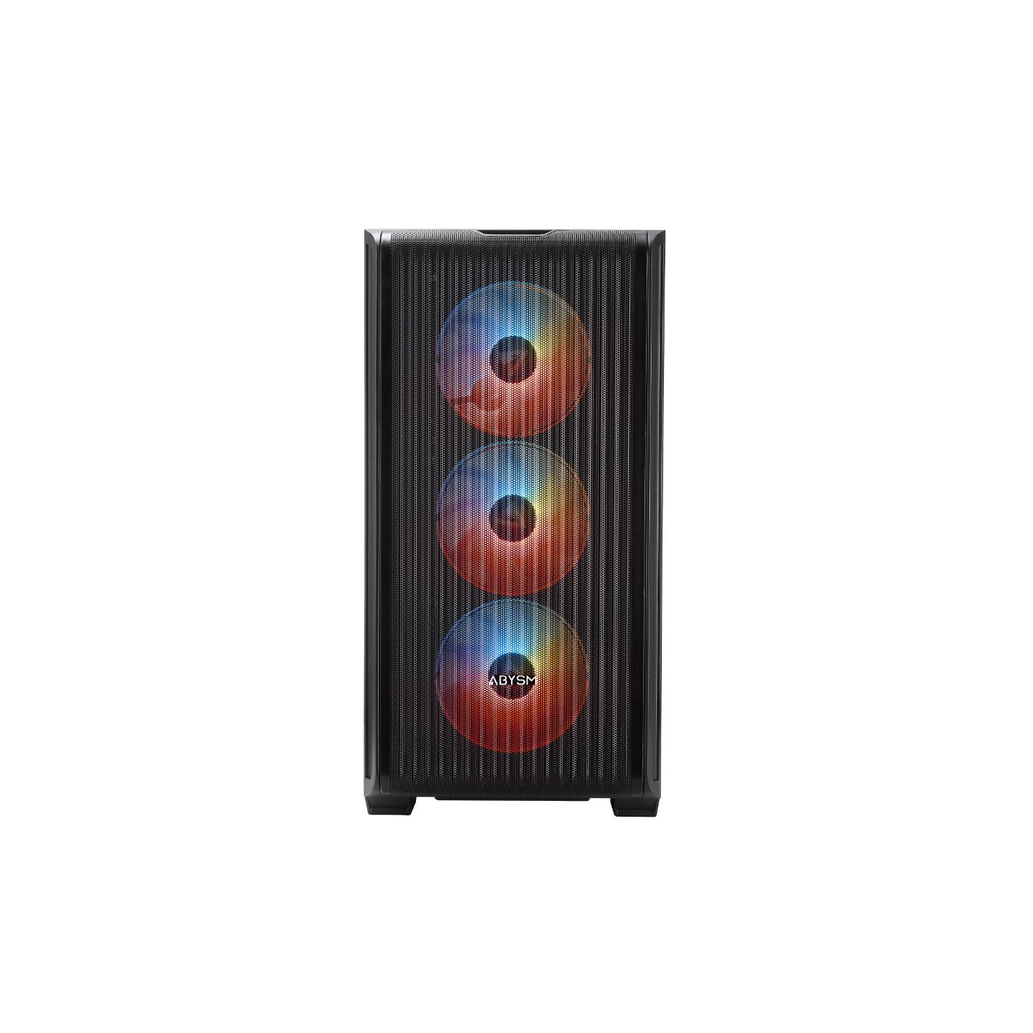AB123012 - Caja Gaming Abysm Danube Kamp BX300 Ventana Lateral de Cristal Templado ARGB 1xUSB-A 3.0 1xUSB-C 3-1 ATX ITX mATX Negra (AB123012)
