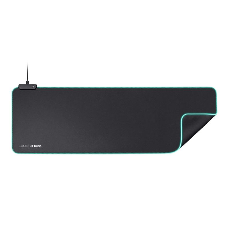 23395 - Alfombrilla Gaming Trust GXT 764 Glide-Flex XXL RGB 30x93cm Negra (23395)