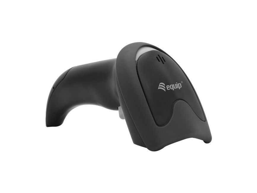 351021 - Escner EQUIP de Cdigo de Barras LED 1D/2D USB 1.8m IP54 Soporte Negro (351021)
