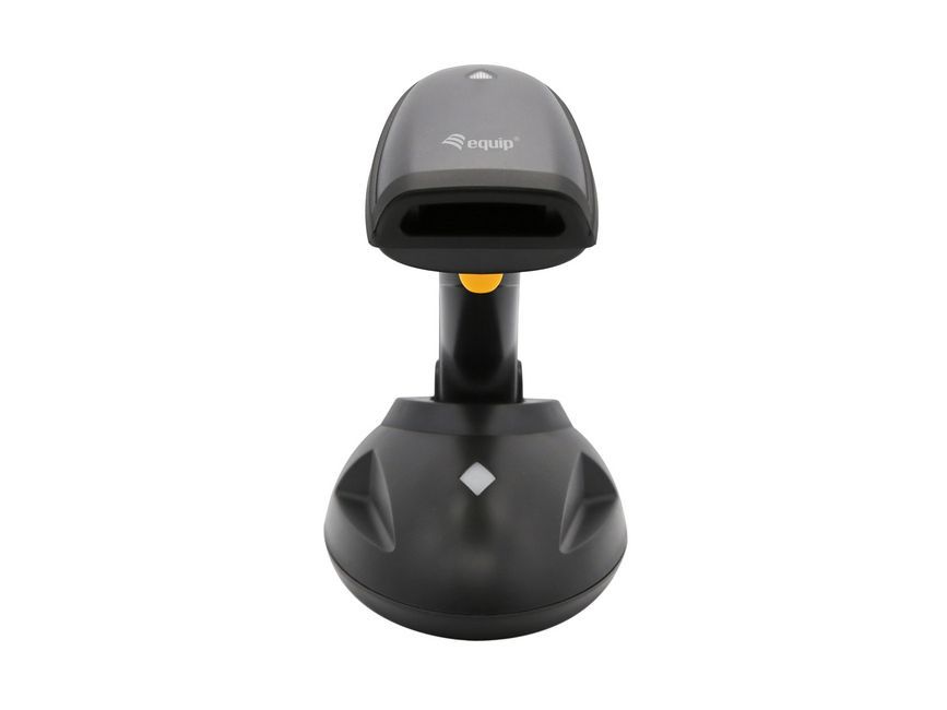 351026 - Escner EQUIP de Cdigo de Barras LED 1D/2D Wireless LAN IP54 Soporte Negro (351026)