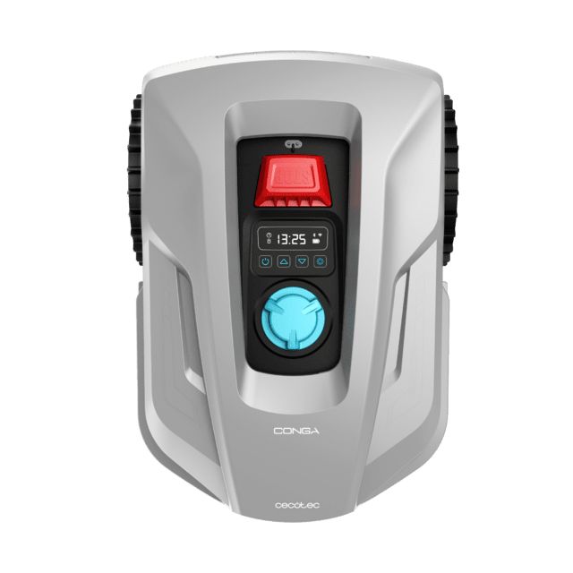 04479 - Cortacsped CECOTEC Conga GrassHopper 800 Connected, Motor Digital Brushless. Para superficies de hasta 800 m2. Pendiente mxima de 35%. Regulador de las hojas de corte. Sensor detector de lluvia. Control APP. (04479)