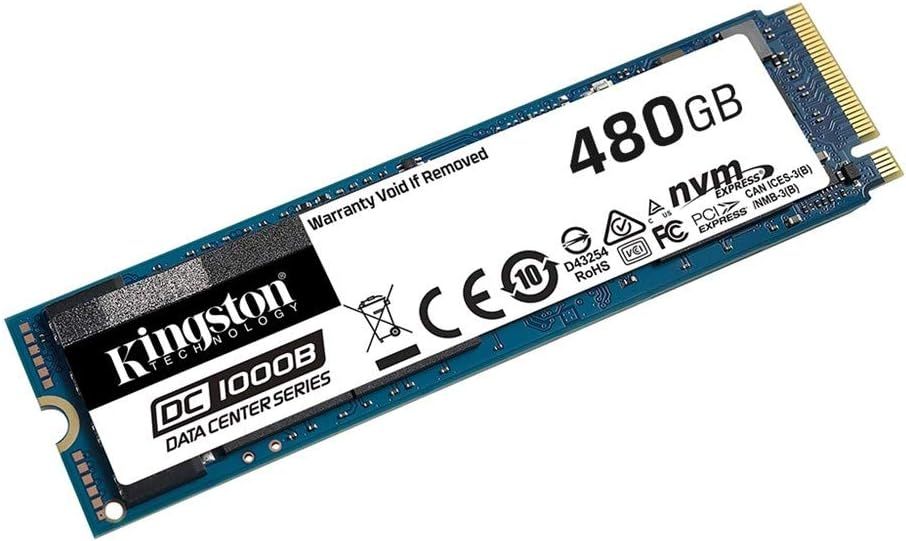 SEDC1000BM8/480G - SSD Kingston 4800Gb M.2 2280 NVMe PCIe 3.0 3D TLC NAND Lectura 3200 Mb/s Escritura 565 Mb/s PC/Porttil (SEDC1000BM8/480G)