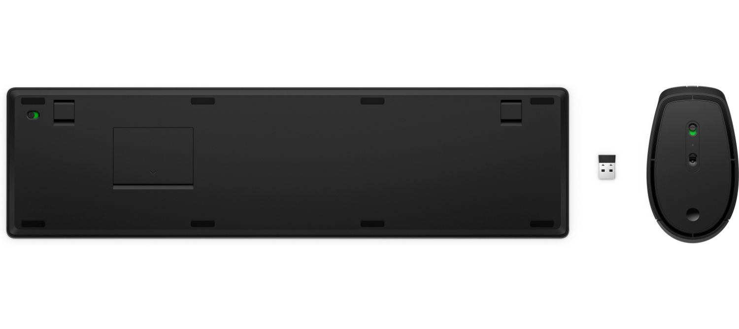 4R013AA - Teclado+Ratn HP 650 Wireless RF 2.4GHz Ambidextro 4000dpi Negro (4R013AA)