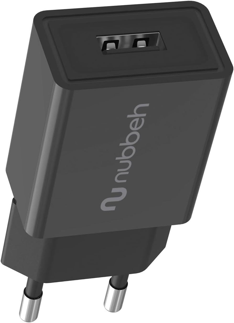NBWALLCHUSBB10 - Cargador de Pared NUBBEH Bhoot 1xUSB-A 2A 10W Negro (NBWALLCHUSBB10)