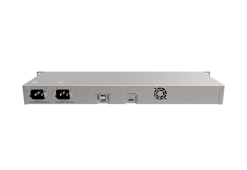 RB1100x4 - Switch Mikrotik 13xRJ45 GbE 1xRS232 Ethernet LAN/WAN PoE Rack 1U Acero Inoxidable (RB1100x4)