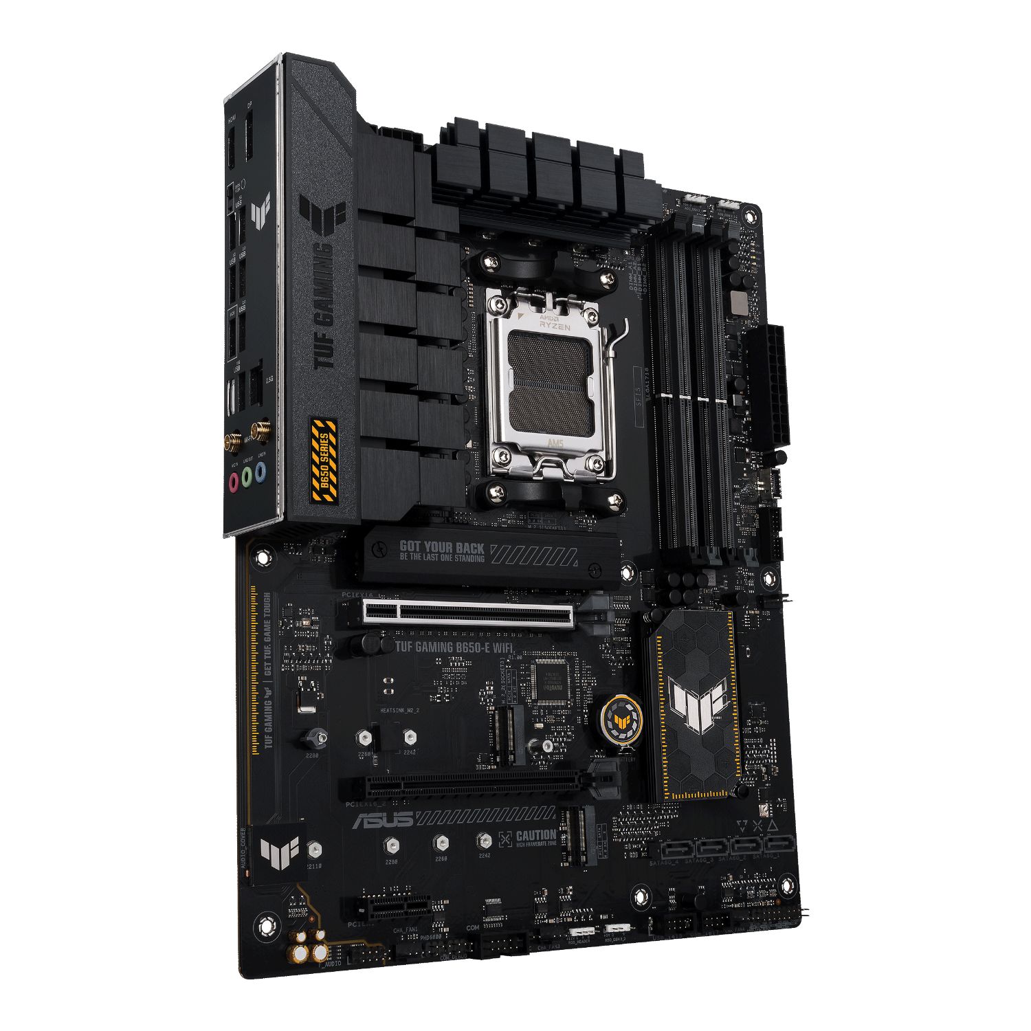 90MB1GT0-M0EAY0 - ASUS TUF GAMING B650-E WIFI:(AM5) 4DDR5 M.2 SATA3 PCIe USB 2.0 USB-A 3.0/3.1 DP HDMI RJ45 ATX 7.1 WiFi 6 Bluetooth 5.3 Gigabit Ethernet 2.5
