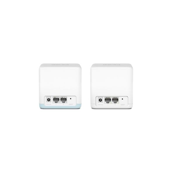 HALO H32G 2-PACK - Repetidor Mercusys AC1200 Mesh WiFi 5 DualBand 2xRJ45 PPPoE Antena Interna Pack 2 Blanco (HALO H32G 2-PACK)