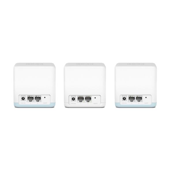 HALO H32G 3-PACK - Extensor Mesh MERCUSYS AC1200 WiFi 5 DualBand 2xRJ45 PPPoE Pack 2 Blanco (HALO H32G 3-PACK)