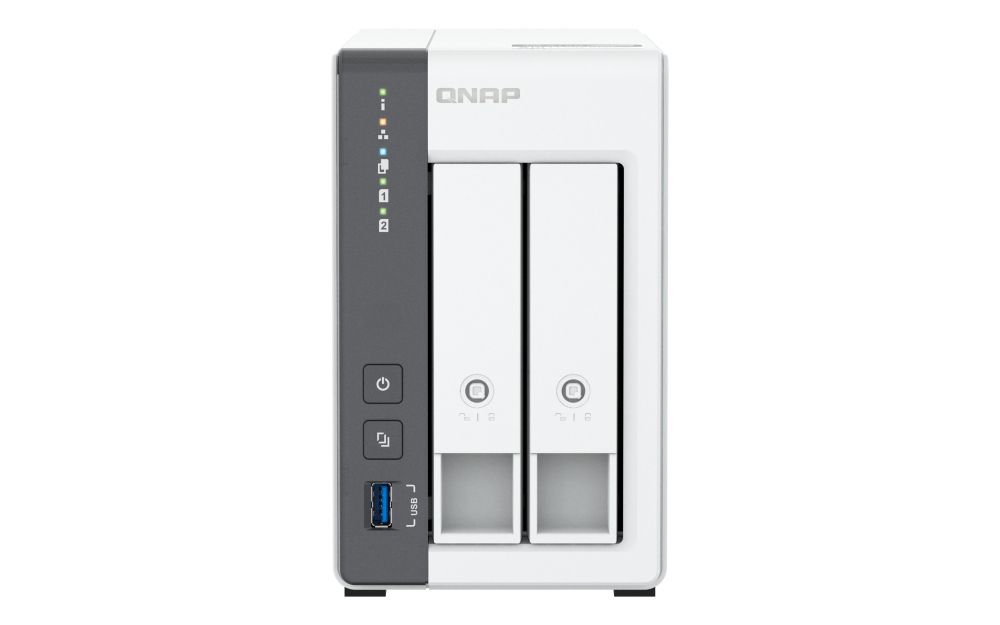 TS-216G - NAS QNAP ARM Cortex-A55 HDD/SSD SATA 2 Bah�as 4Gb 2xUSB 2.0 1xUSB-A 3.0 2xRJ45 GbE 2.5GbE 65W Blanco (TS-216G)