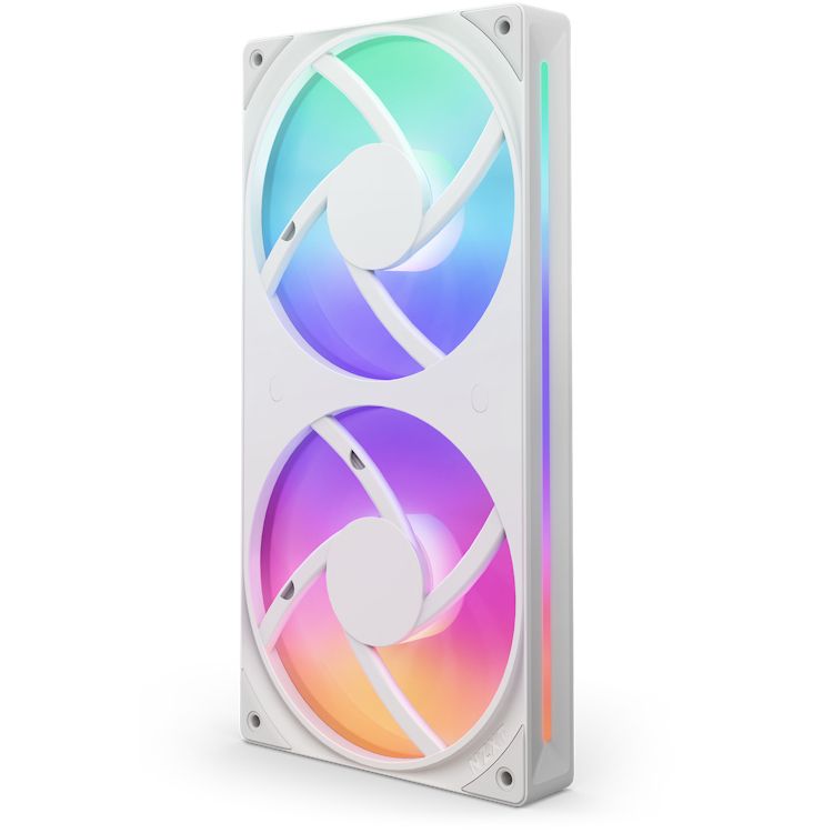 RF-U24HF-W1 - Ventilador CPU NZXT 2x120mm RGB Blanco (RF-U24HF-W1)