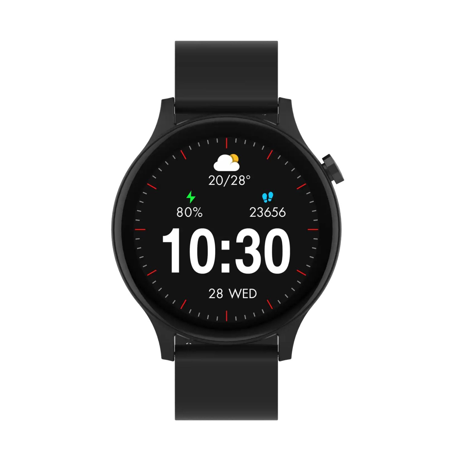 SWC-338B BLACK - Smartwatch DENVER 1.38
