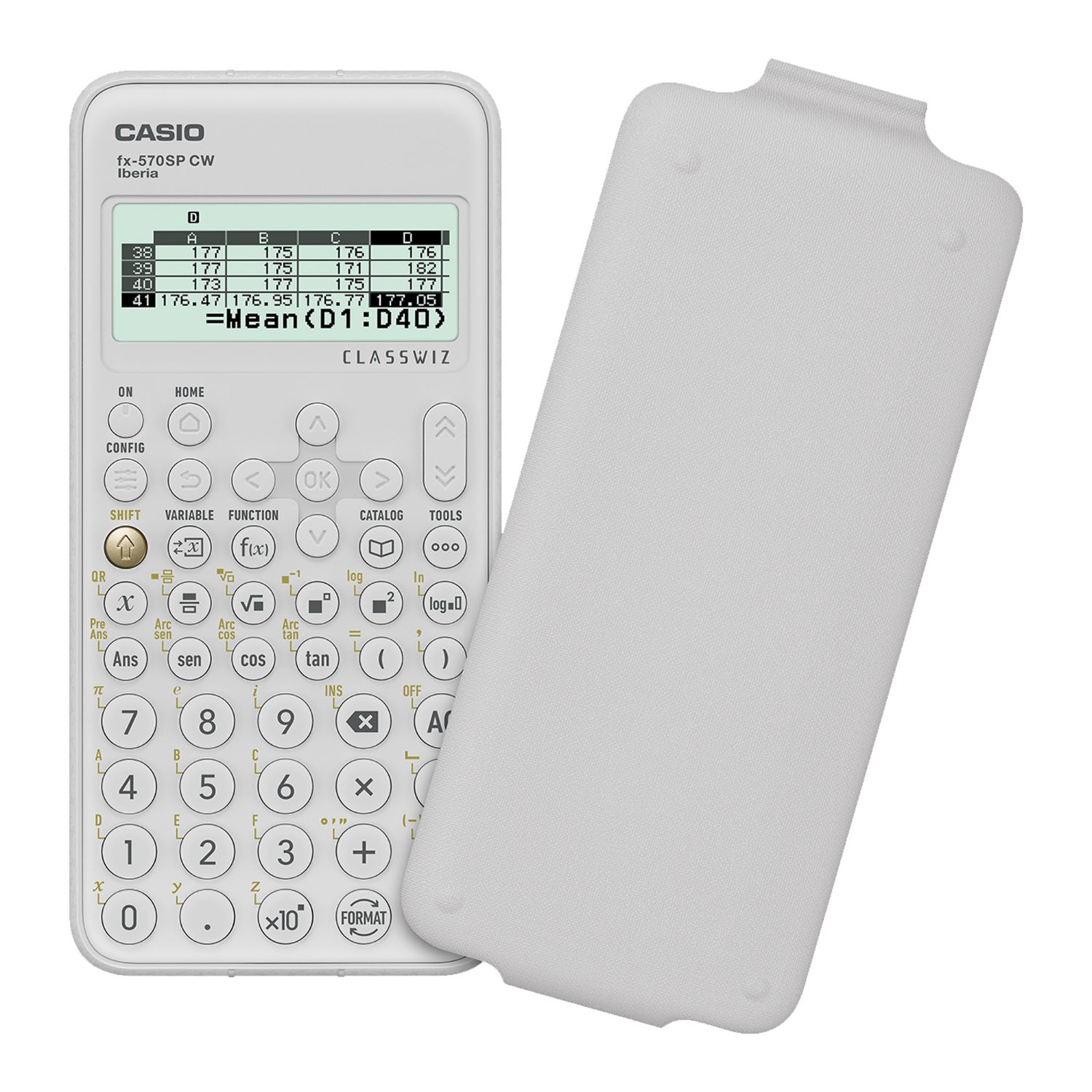 FX-570SPX CW - Calculadora Cientfica de Bolsillo Casio ClassWiz Blanca (FX-570 SP CW)