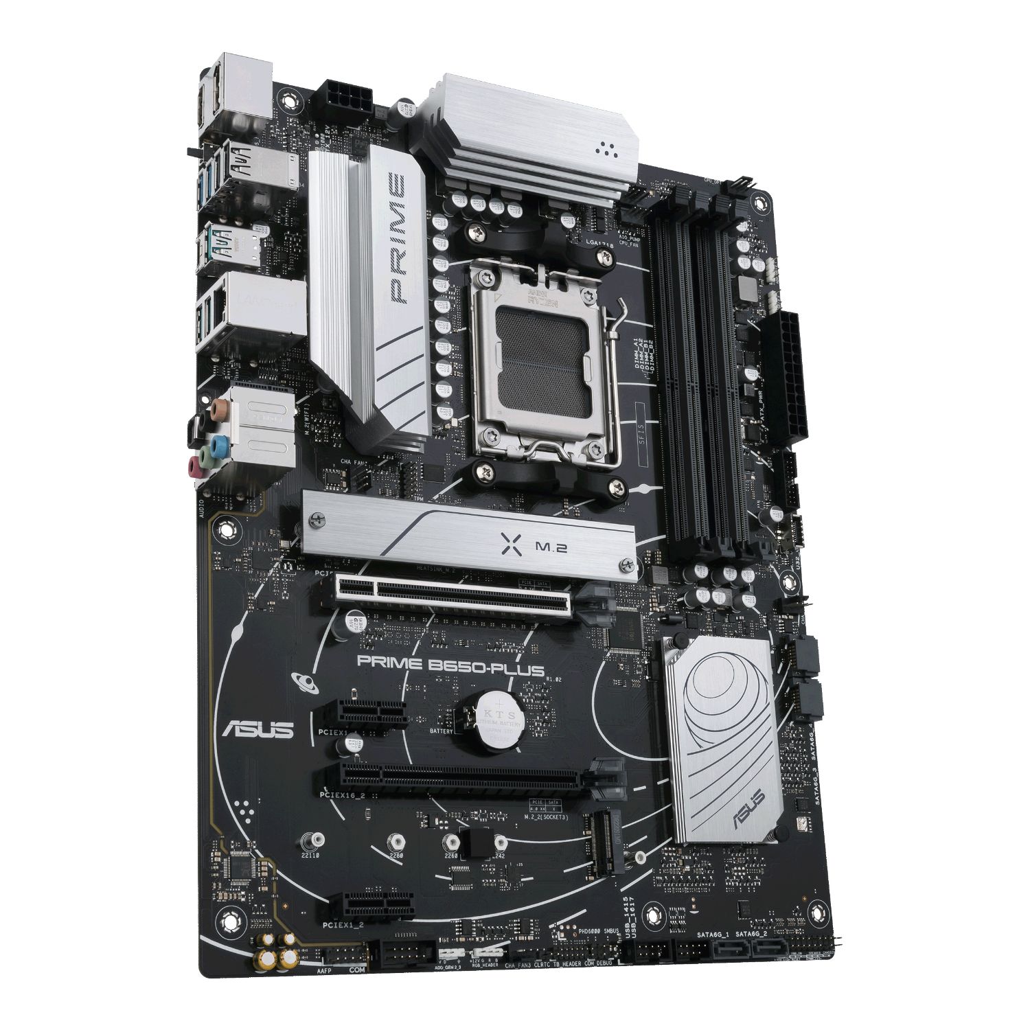 90MB1BS0-M0EAY0 - ASUS PRIME B650-PLUS: (AM5) 4DDR5 SATA3 PCIe M.2 USB 2.0 USB-A 3.0/3-1 USB-C 3.1 HDMI DP RJ45 ATX 7.1 Gigabit Ethernet 2.5