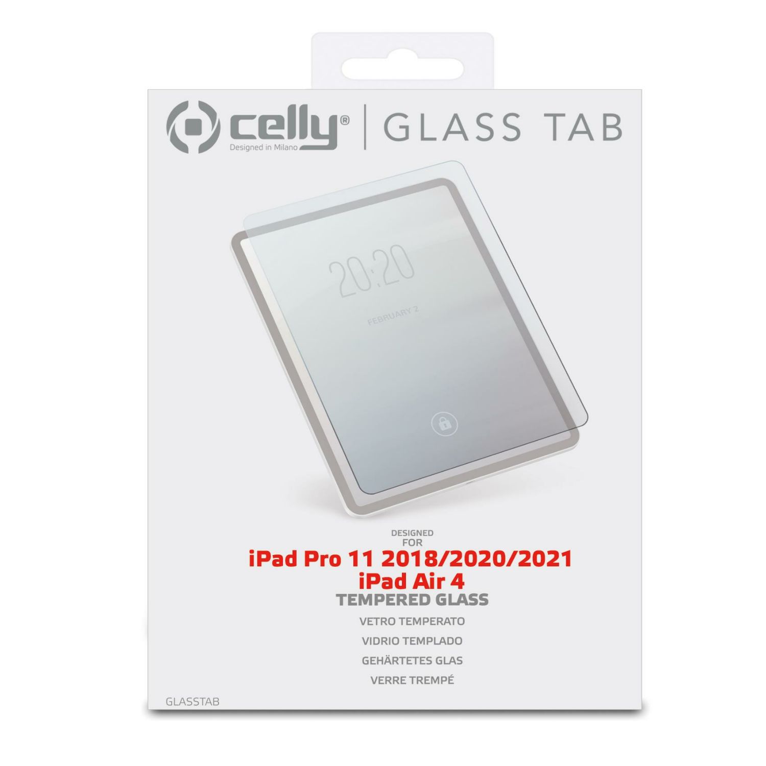 GLASSTAB02 - Protector de Pantalla CELLY 10.9