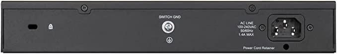 DGS-1100-24PV2/E - Switch D-LINK 24p 10/100/1000 Gestionado L2 PoE+ Rack Negro (DGS-1100-24PV2/E)