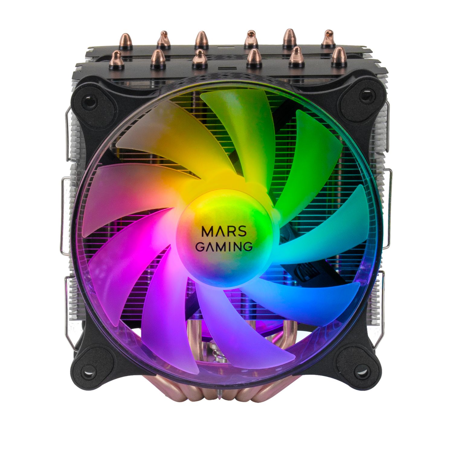 MCPUXT - Ventilador CPU Mars Gaming Multisocket 120mm 300W Dual ARGB Negro (MCPUXT)