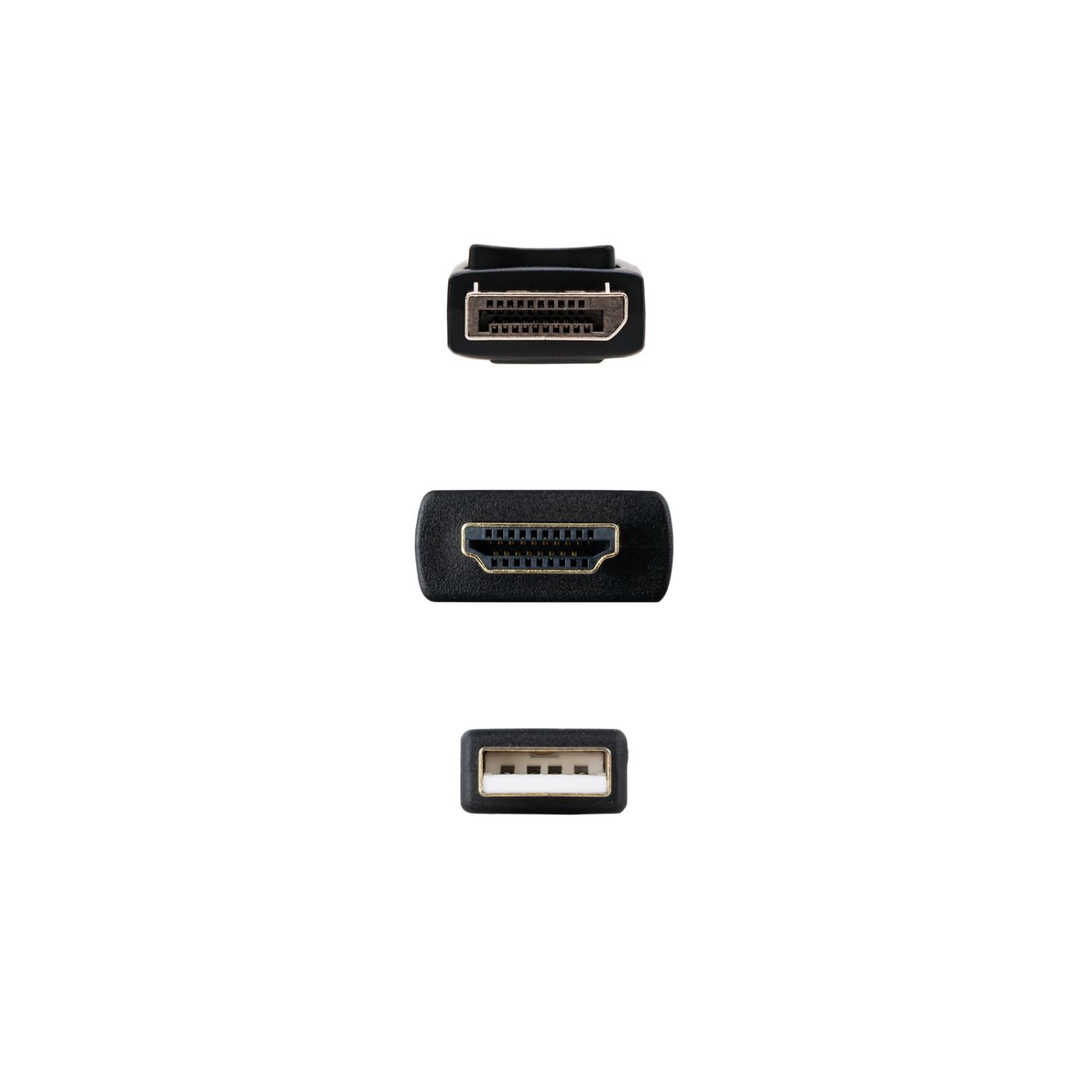 10.15.4352 - Nanocable USB-A/HDMI/M a DP/M 1.8m Negro (10.15.4352)