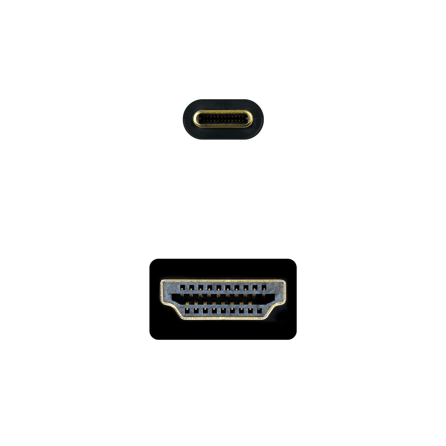 10.15.5133 - Nanocable USB-C/M a HDMI/M 3m Negro (10.15.5133)
