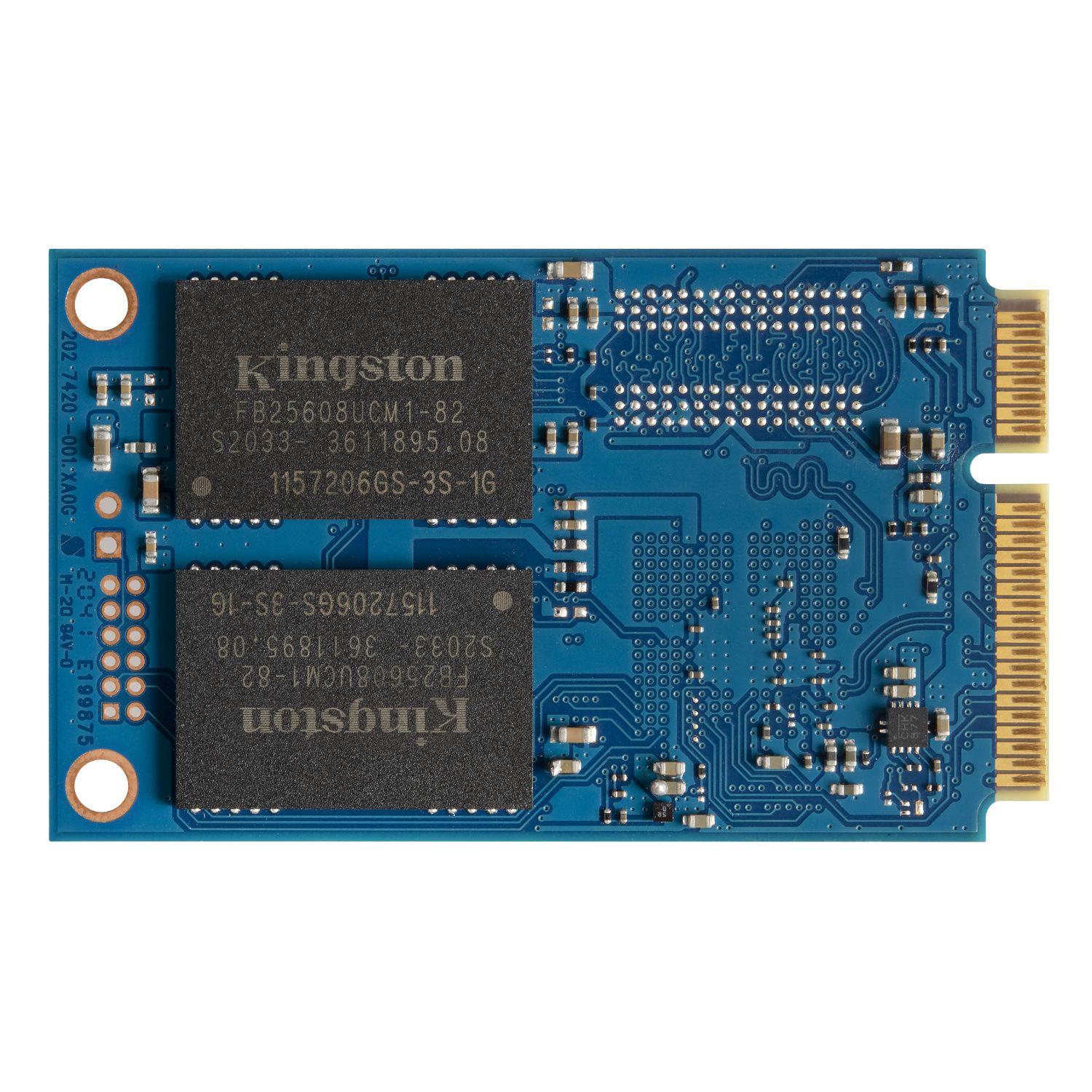SKC600MS/512G - SSD Kingston KC600 512Gb mSATA 3D TLC NAND Lectura 550 Mb/s Escritura 520 Mb/s PC/Notebook (SKC600MS/512G)