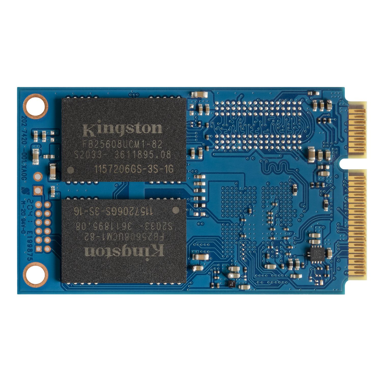 SKC600MS/512G - Disco SSD Kingston KC600 512Gb mSATA 3D TLC NAND Lectura 550 Mb/s Escritura 520 Mb/s PC/Notebook (SKC600MS/512G)