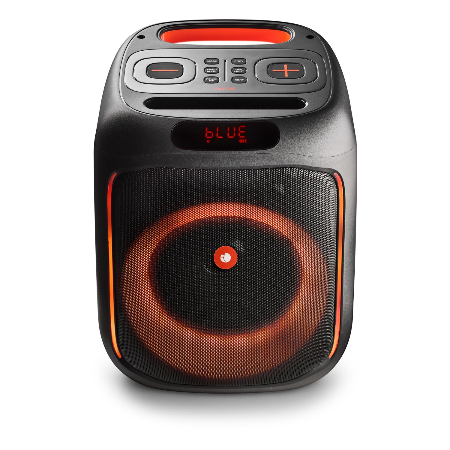 WILDSWAG - Altavoz Porttil NGS 80W LED Entrada Auxiliar Bluetooth 5.0 10m USB-A/C 3.5mm Negro (WILDSWAG)
