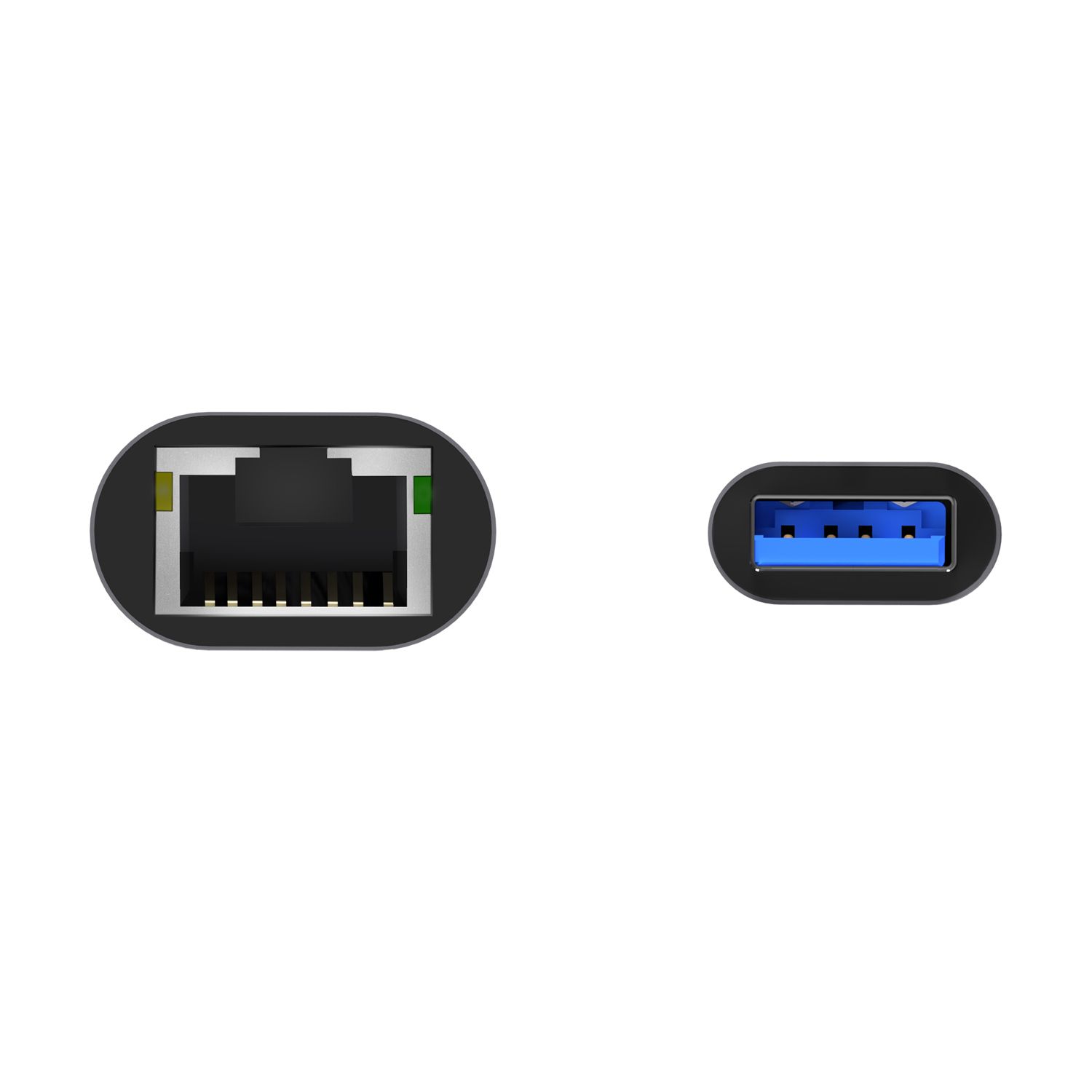 A106-0708 - Adaptador AISENS USB-A 3.0 a RJ45 15cm Gris (A106-0708)