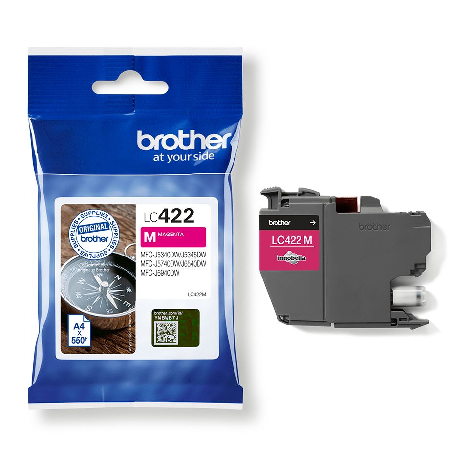 LC422M - Tinta BROTHER Magenta, para MFCJ5340DW (LC422M)