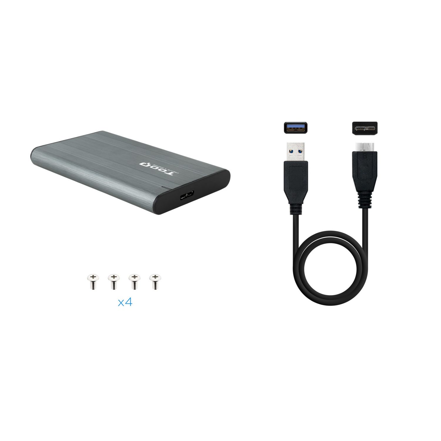 TQE-2503G - Caja TooQ SSD/HDD 2.5