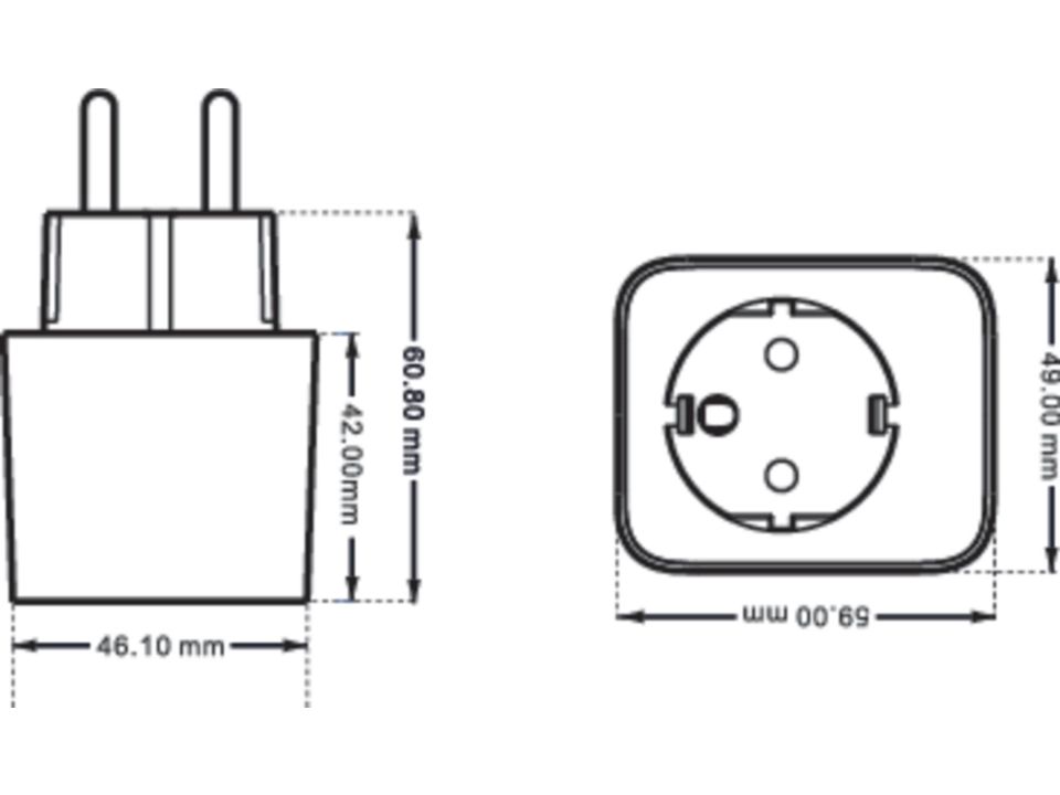 929002427101 - Enchufe Inteligente Wiz Schuko 230V 10A WiFi IP20 Blanco (929002427101)