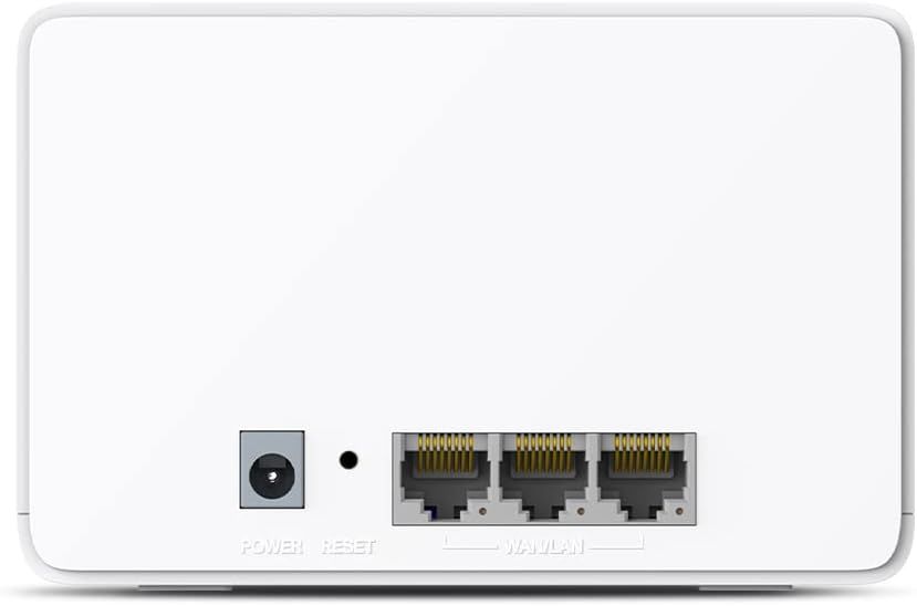 HALO H80X (2-PACK) - Mesh Mercusys AX3000 WiFi 6 DualBand Ethernet LAN/WAN Pack 2 Blanco (Halo H80X 2-Pack)