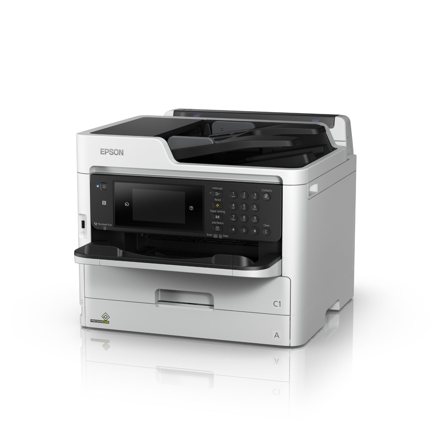C11CG04401 - Multifuncin Epson WorkForce Pro WF-M5799DWF B/N A4 ADF Fax NFC USB 2.0 WiFi Ethernet LAN Blanca (C11CG04401)