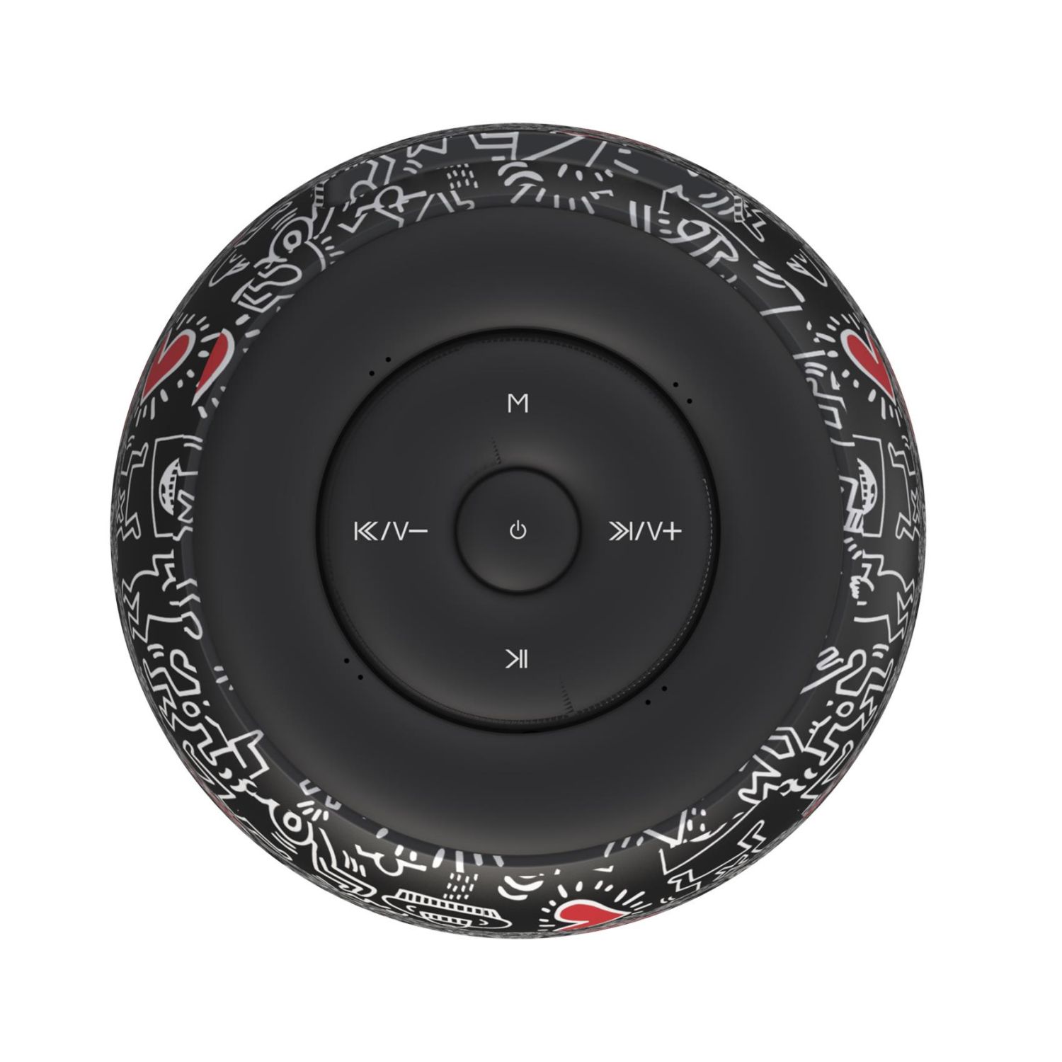 KHSPEAKER - Altavoz CELLY Keith Haring 5W Wireless Carga USB-C (KHSPEAKER)