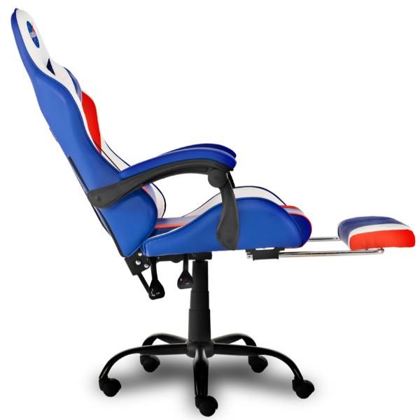 DI013-WBR - Silla Gaming NASA Discovery Altura/Reposabrazos regulables Cojin Cervical/Lumbar Blanca/Roja/Azul (DI013-WBR)