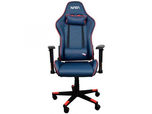 GA002-R - Silla Gaming NASA Galactic Altura/Reposabrazos regulables Cojin cervical/lumbar Negra/Roja (GA002-R)