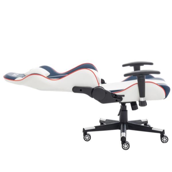 SU017-BWR - Silla Gaming NASA Supernova Altura/Reposabrazos ajustables Cojn Cervical/Lumbar Blanca/Azul (SU017-BWR)