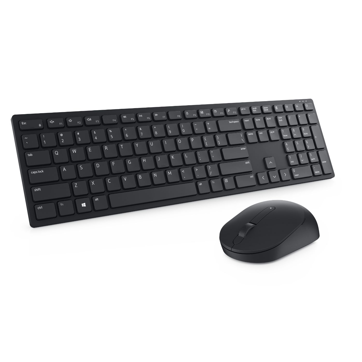 KM5221WBKB-SPN - Teclado+Ratn Dell QWERTY Wireless 10m RF 2.4Ghz 3 Botones Negro (KM5221WBKB-SPN)