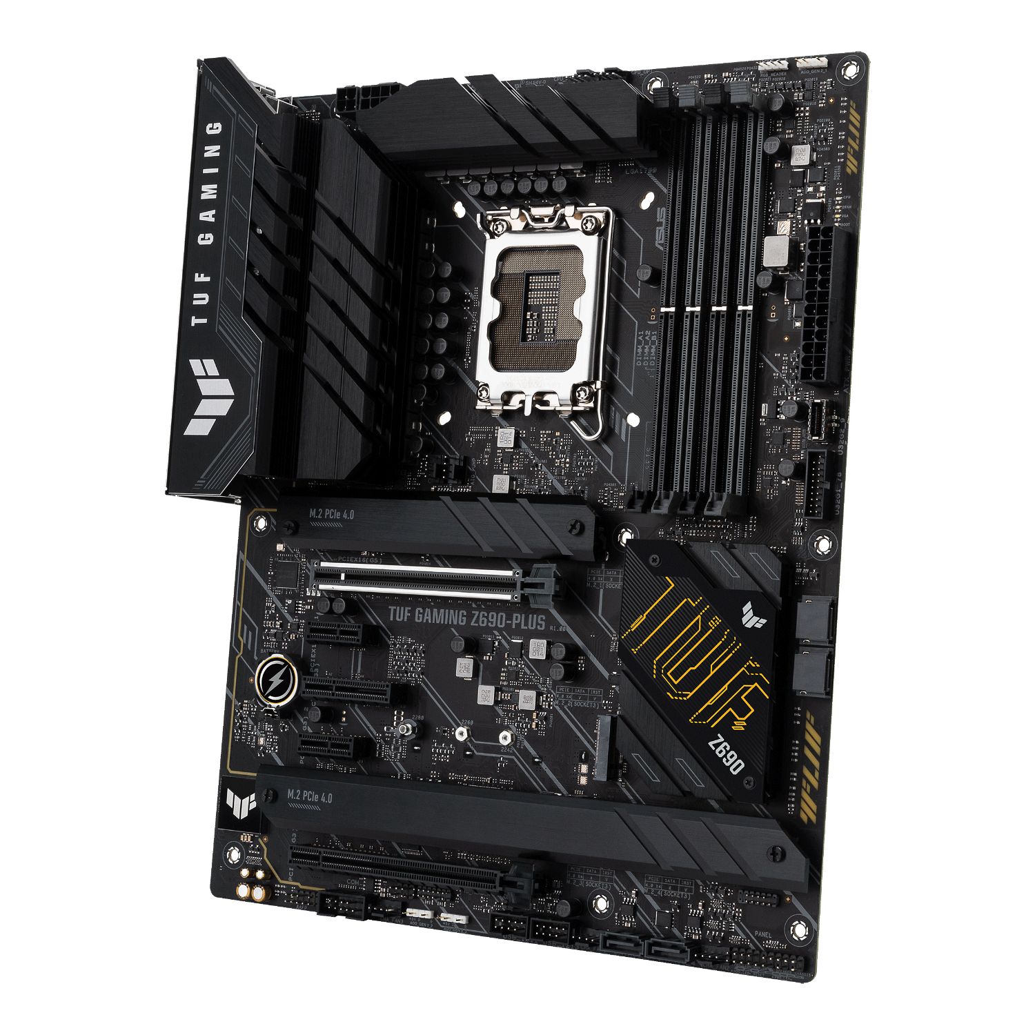 90MB1AV0-M0EAY0 - ASUS TUF GAMING Z690-PLUS:(1700) 4DDR5 Micro SATA3 M.2 NVMe PCIe 4.0 USB-A 3.0/3.1 USB-C 3.0/3.1 HDMI DP RJ45 7.1 ATX Gigabit Ethernet