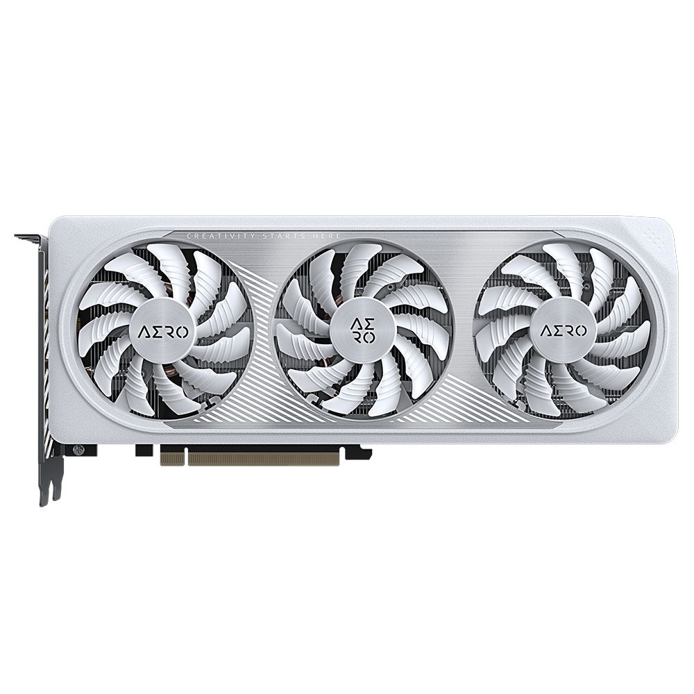 GV-N4060AERO OC-8GD G10 - GIGABYTE Nvidia RTX4060 DDR6 8Gb (GV-N4060AERO OC-8GD)
