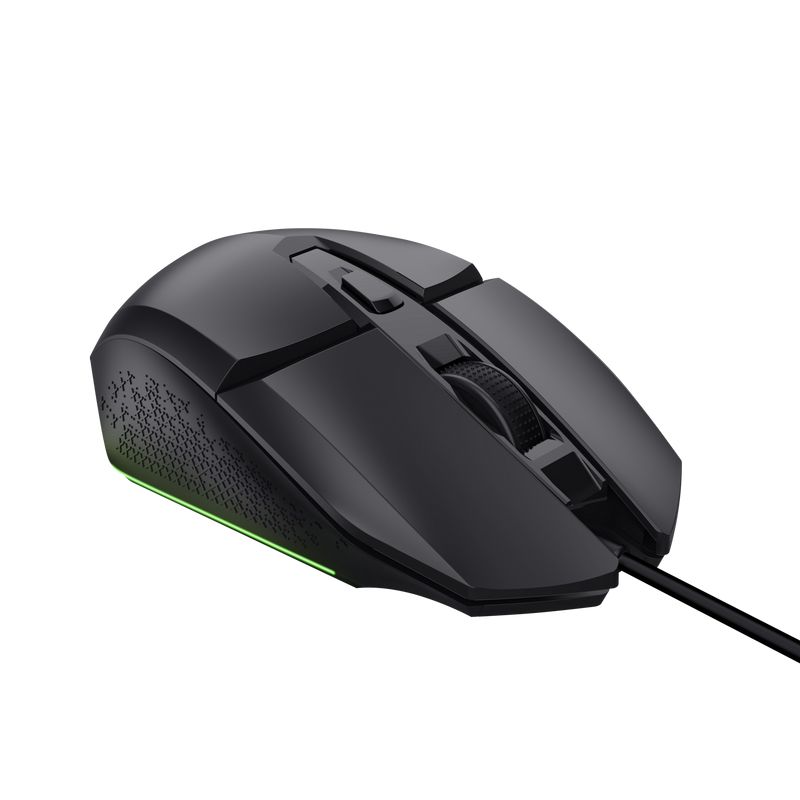 25036 - Ratn Gaming Trust ptico Diestro GXT 109 Felox RGB USB-A Cable 1.5m 6400dpi 6 Botones Negro (25036)