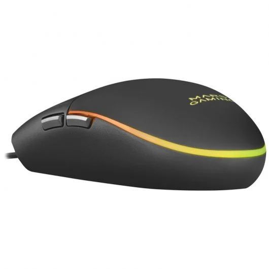 MCPRGB3ES - Pack Mars Gaming Teclado TKL/Ratn RGB Flow/Auriculares+Micrfono FRGB Rainbow/Alfombrilla XXL Negro (MCPRGB3ES)